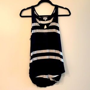 Splendid Black and White Tank Top